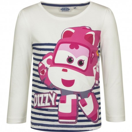 Bluzka długi rękaw Super Wings rozmiar 110- Biały