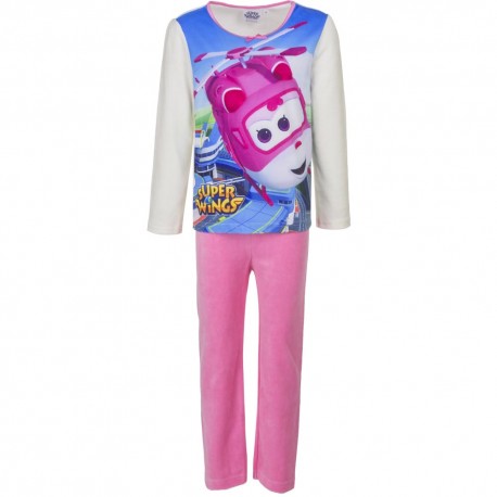 Piżama długi rękaw Super Wings Welurowa rozmiar 98